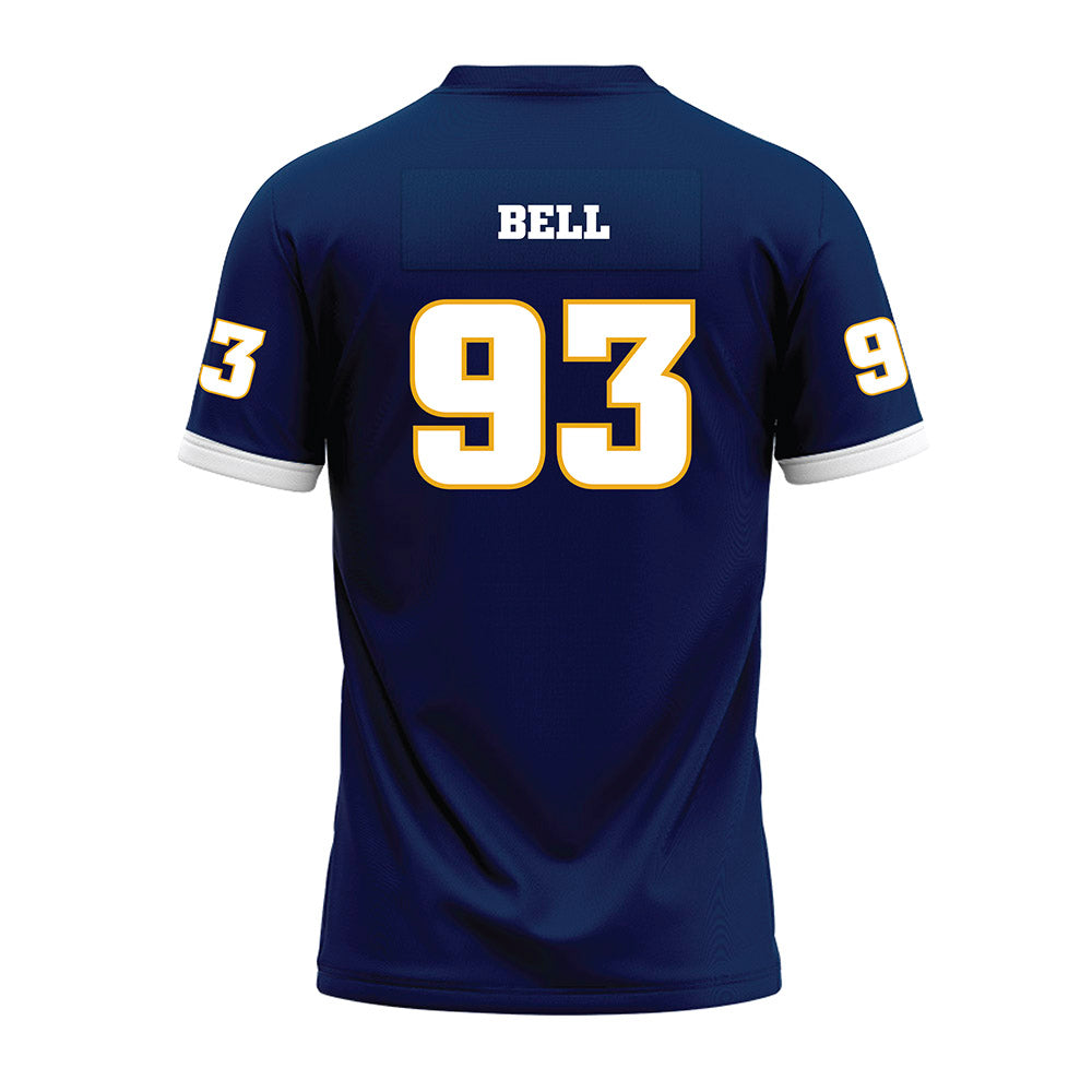 UTC - NCAA Football : Mekhi Bell - Navy Premium Football Jersey-1