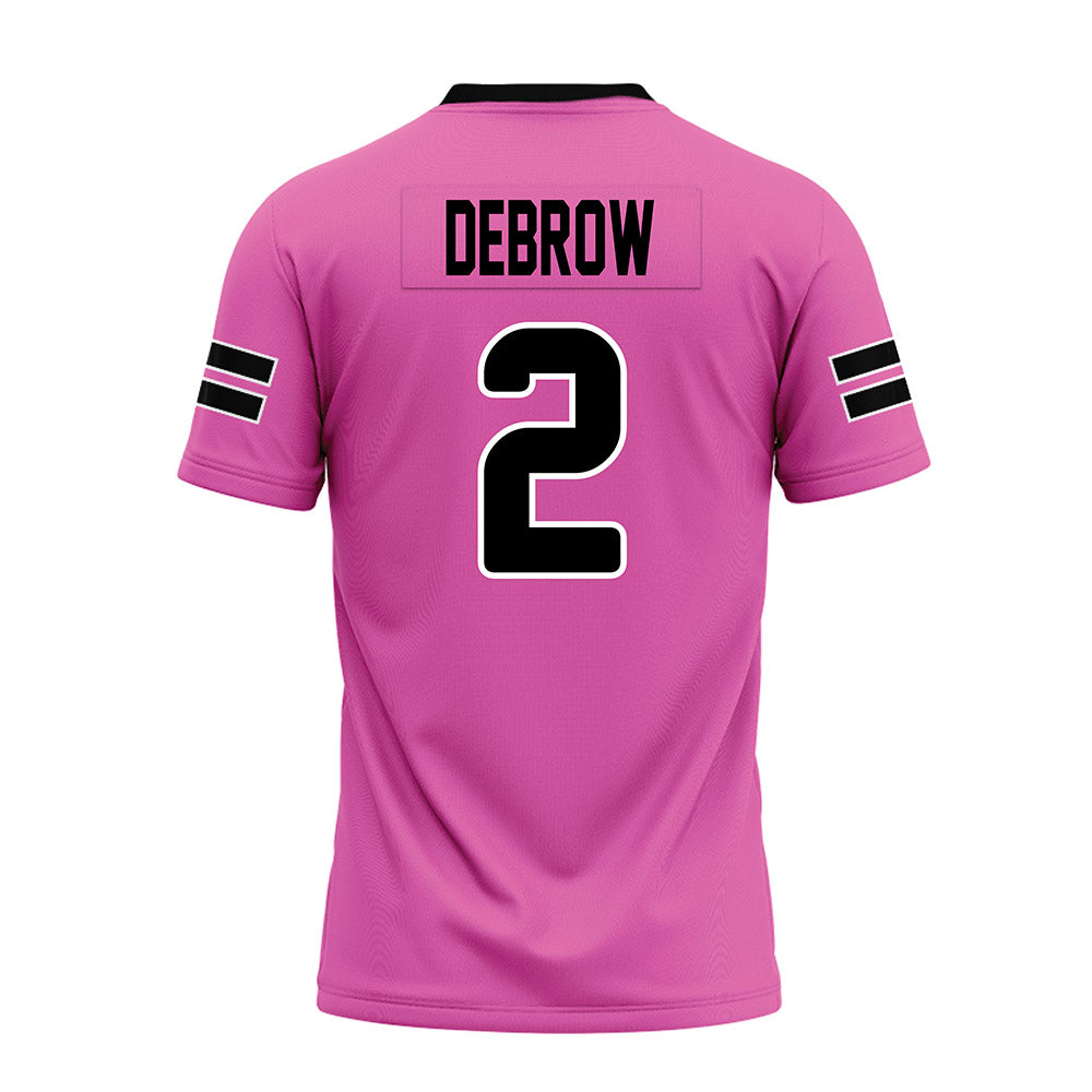 Ohio - NCAA Football : Khamani Debrow - Pink Premium Football Jersey-1