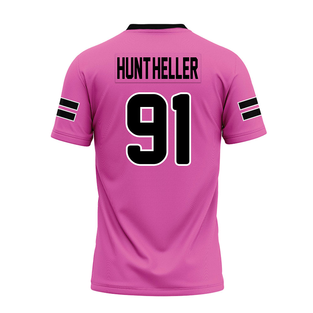 Ohio - NCAA Football : Nate Hunt-Heller - Pink Premium Football Jersey-1