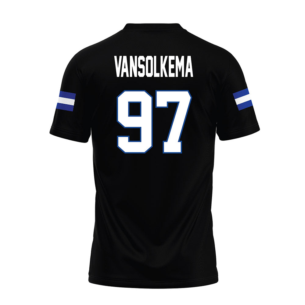 Grand Valley - NCAA Football : Camren VanSolkema - Black Premium Football Jersey-1