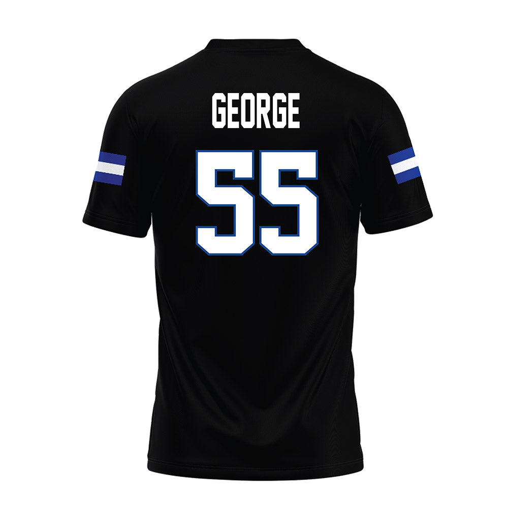 Grand Valley - NCAA Football : Jonnell George - Black Premium Football Jersey-1