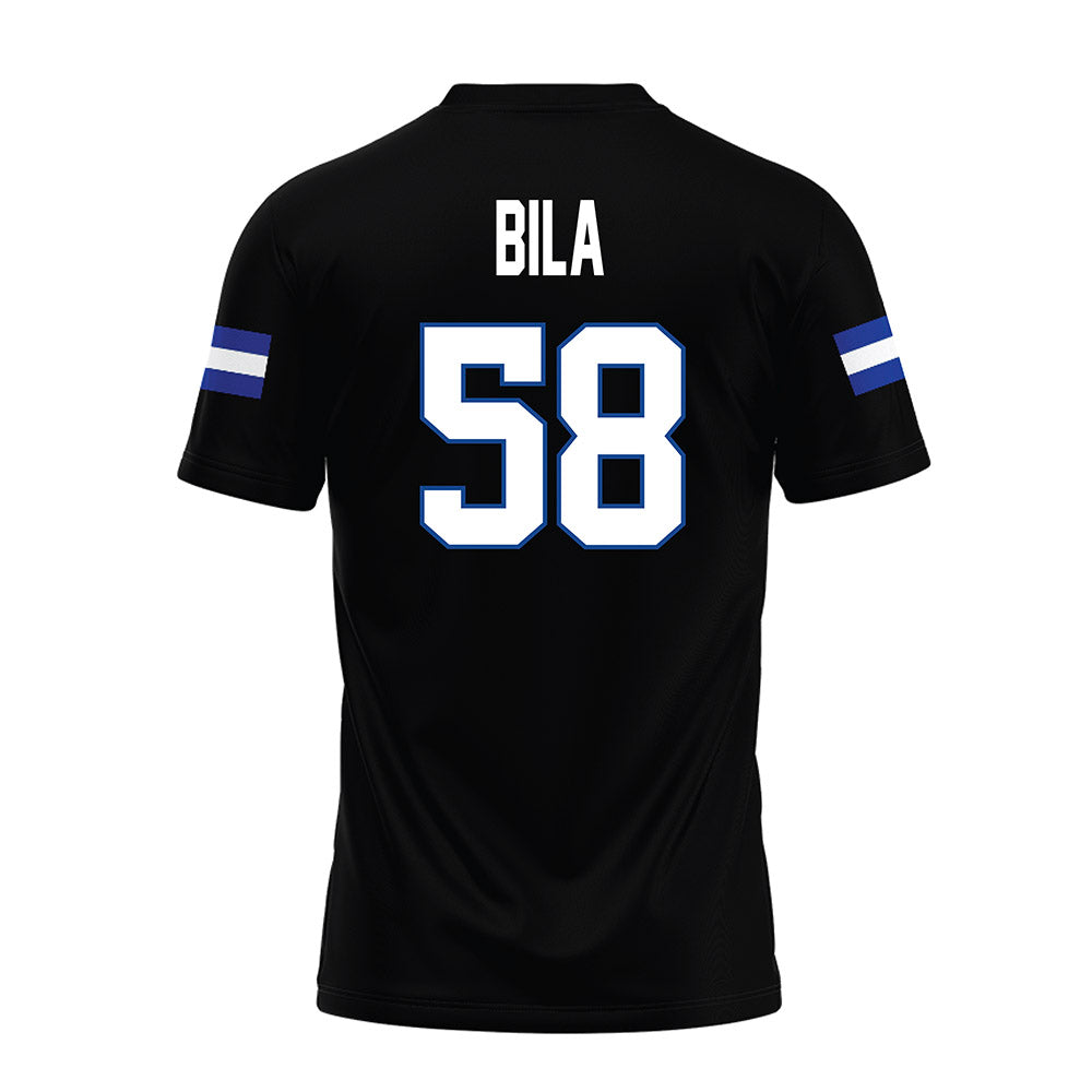 Grand Valley - NCAA Football : Colton Bila - Black Premium Football Jersey-1