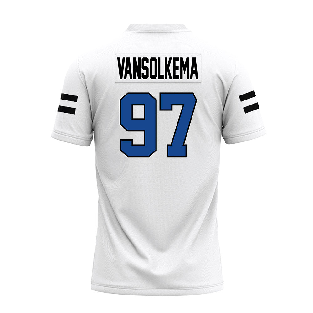 Grand Valley - NCAA Football : Camren VanSolkema - White Premium Football Jersey-1