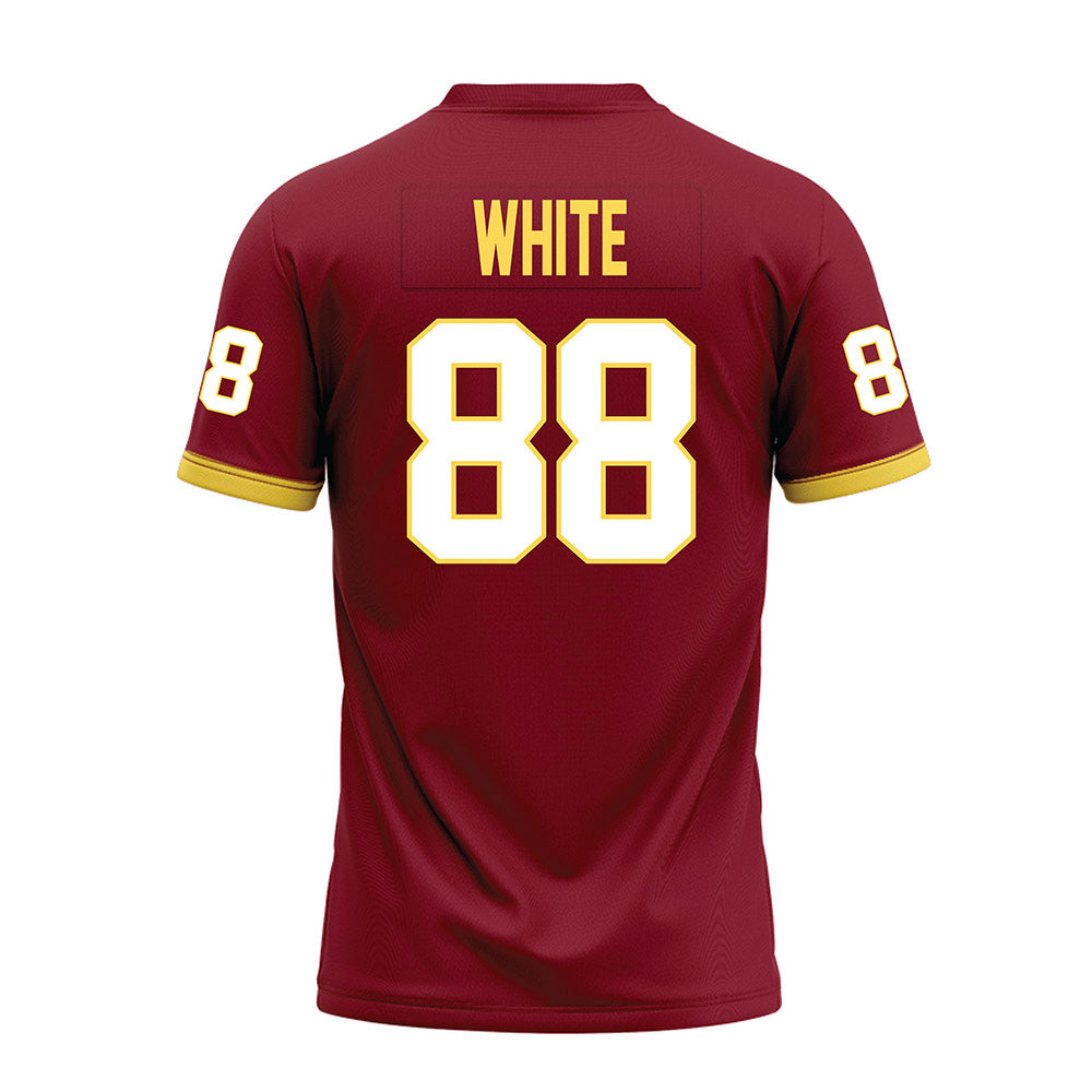 NSU - NCAA Football : Cooper White - Maroon Premium Football Jersey-1