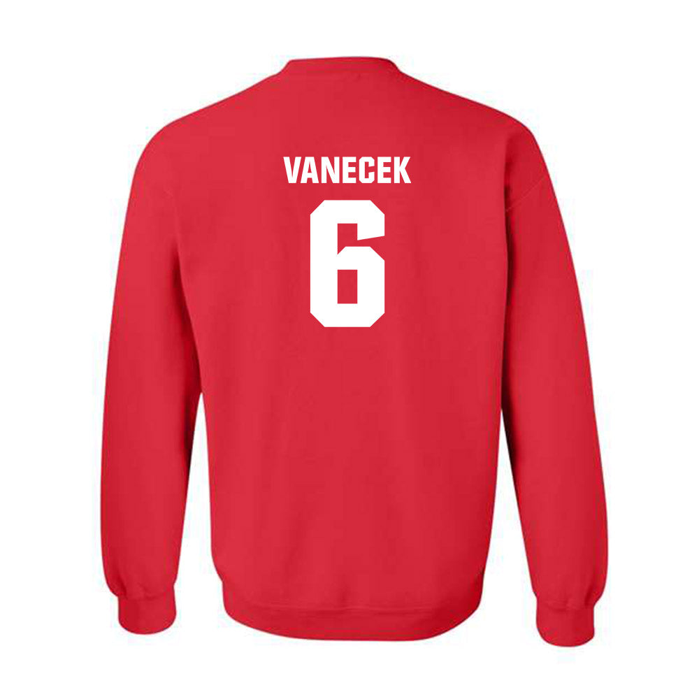 Tampa - NCAA Baseball : Walker Vanecek - Classic Shersey Crewneck Sweatshirt-1