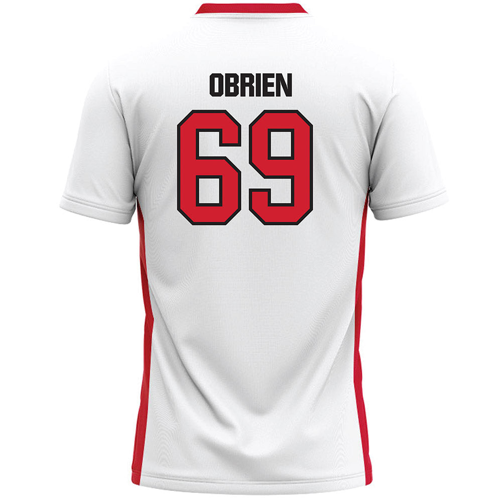 Tampa - NCAA Men's Lacrosse : Connor OBrien - White Lacrosse Jersey-1