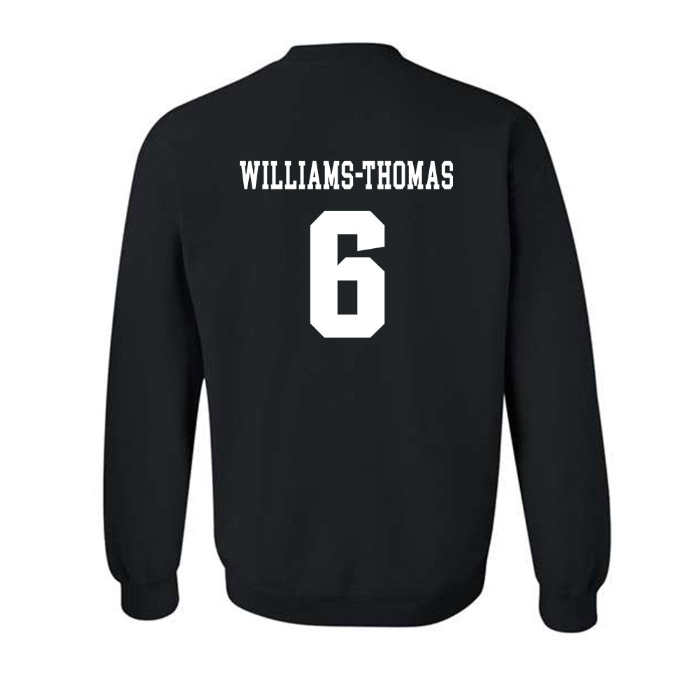 UMass - NCAA Football : Justin Williams-Thomas - Classic Shersey Crewneck Sweatshirt-1
