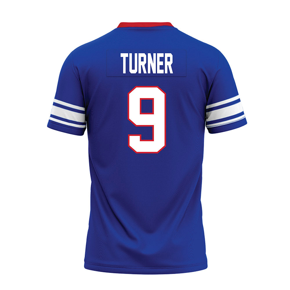 SMU - NCAA Football : Zachery Turner - Premium Football Jersey-1