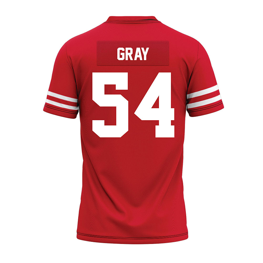 Houston - NCAA Football : Rhett Gray - Red Premium Football Jersey-1