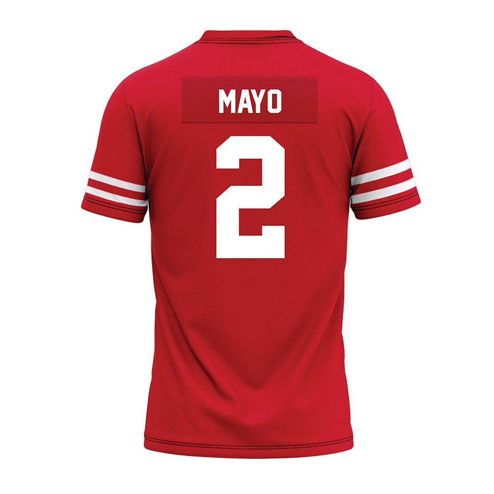 Houston - NCAA Football : Jalen Mayo - Red Premium Football Jersey-1
