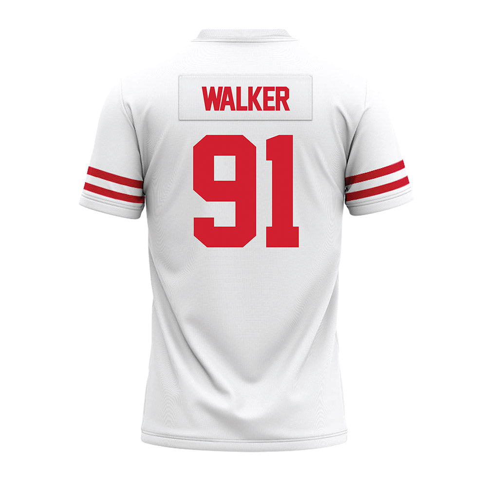 Houston - NCAA Football : Kaleb Walker - White Premium Football Jersey-1