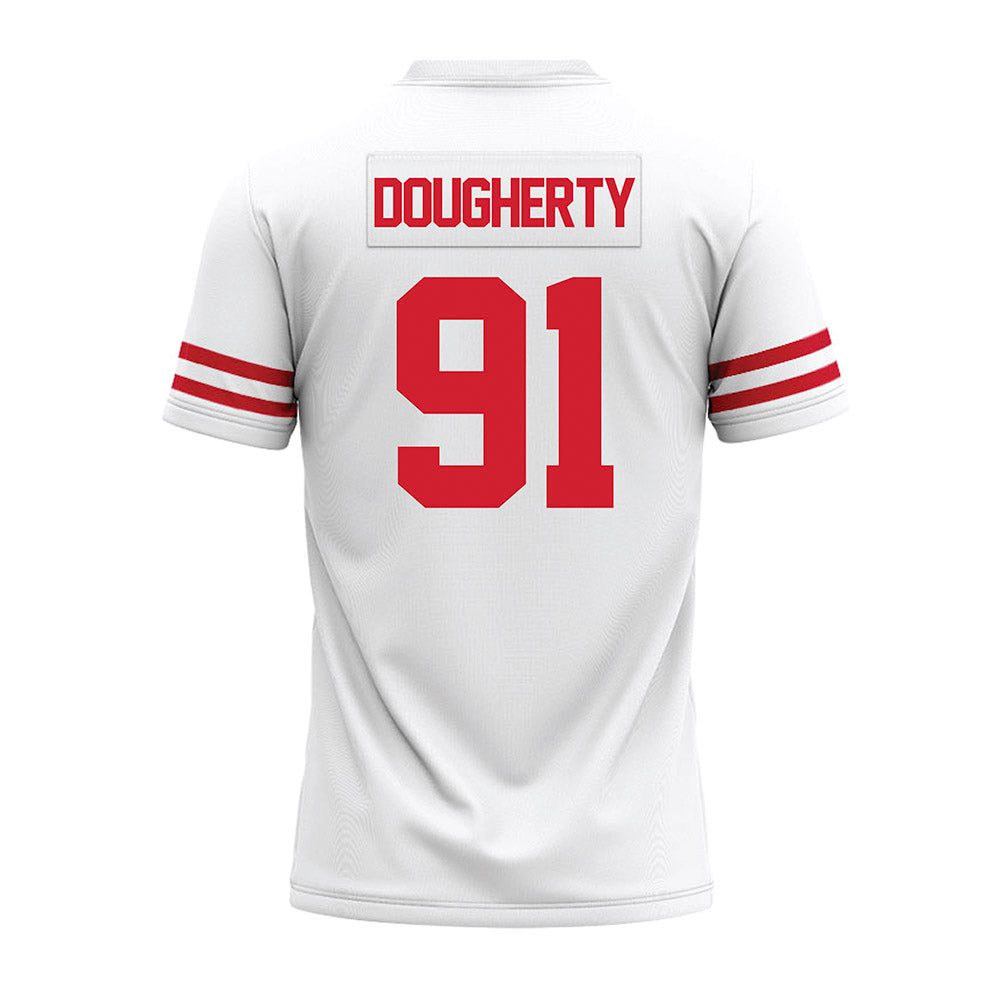 Houston - NCAA Football : Liam Dougherty - White Premium Football Jersey-1