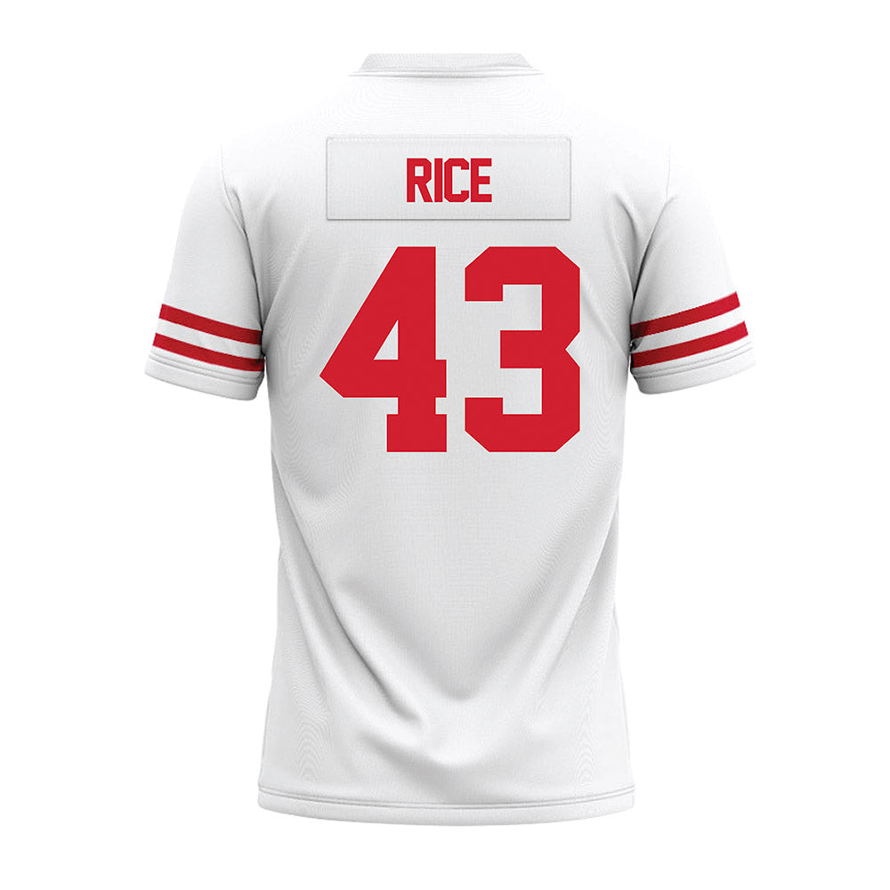 Houston - NCAA Football : Sheldon Rice - White Premium Football Jersey-1