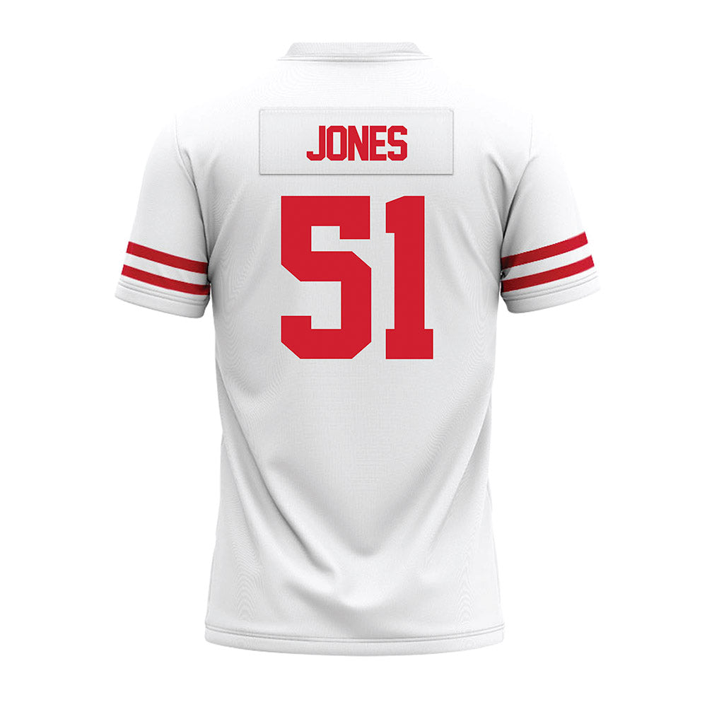 Houston - NCAA Football : Hunter Jones - White Premium Football Jersey-1