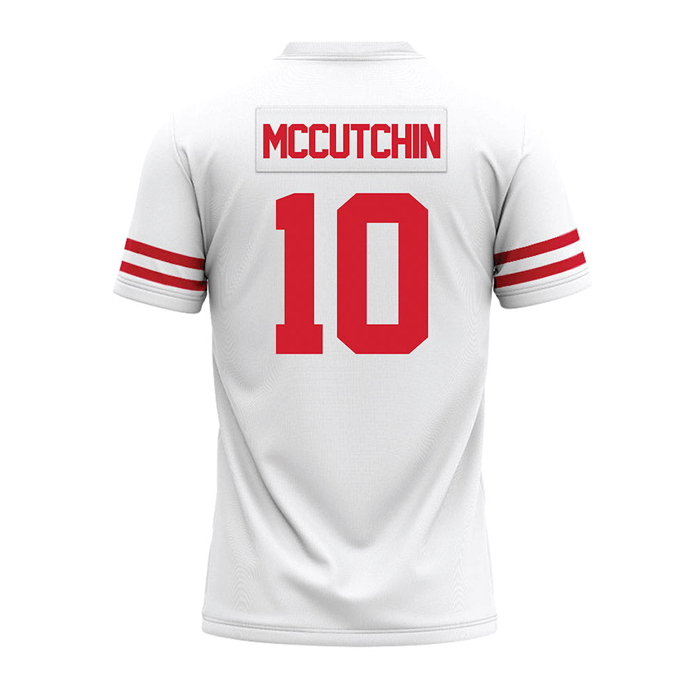 Houston - NCAA Football : Latreveon McCutchin - White Premium Football Jersey-1