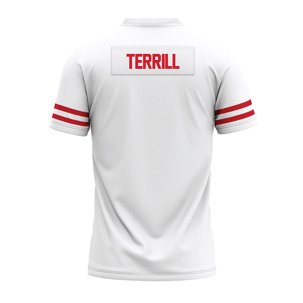 Houston - NCAA Football : Drew Terrill - White Premium Football Jersey-1