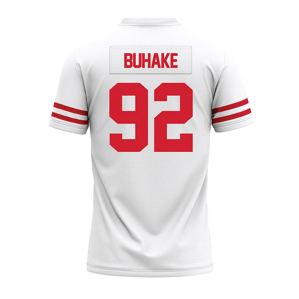 Houston - NCAA Football : Travis Buhake - White Premium Football Jersey-1