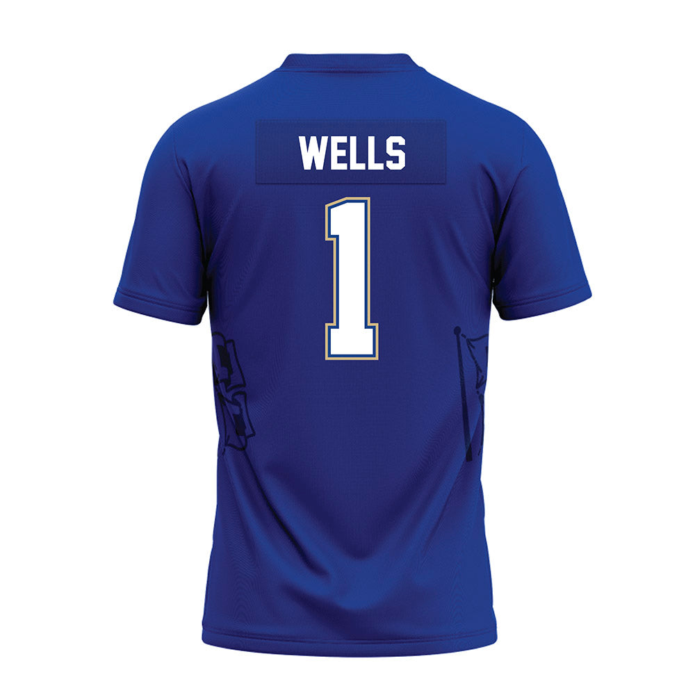 Tulsa - NCAA Football : David Wells - Premium Football Jersey-1