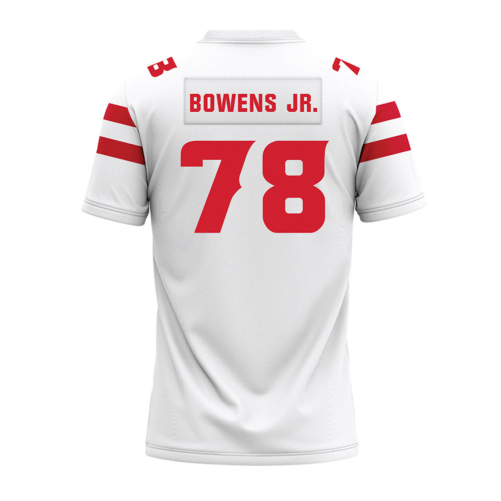 Louisiana - NCAA Football : Michael Bowens Jr. - White Premium Football Jersey-1