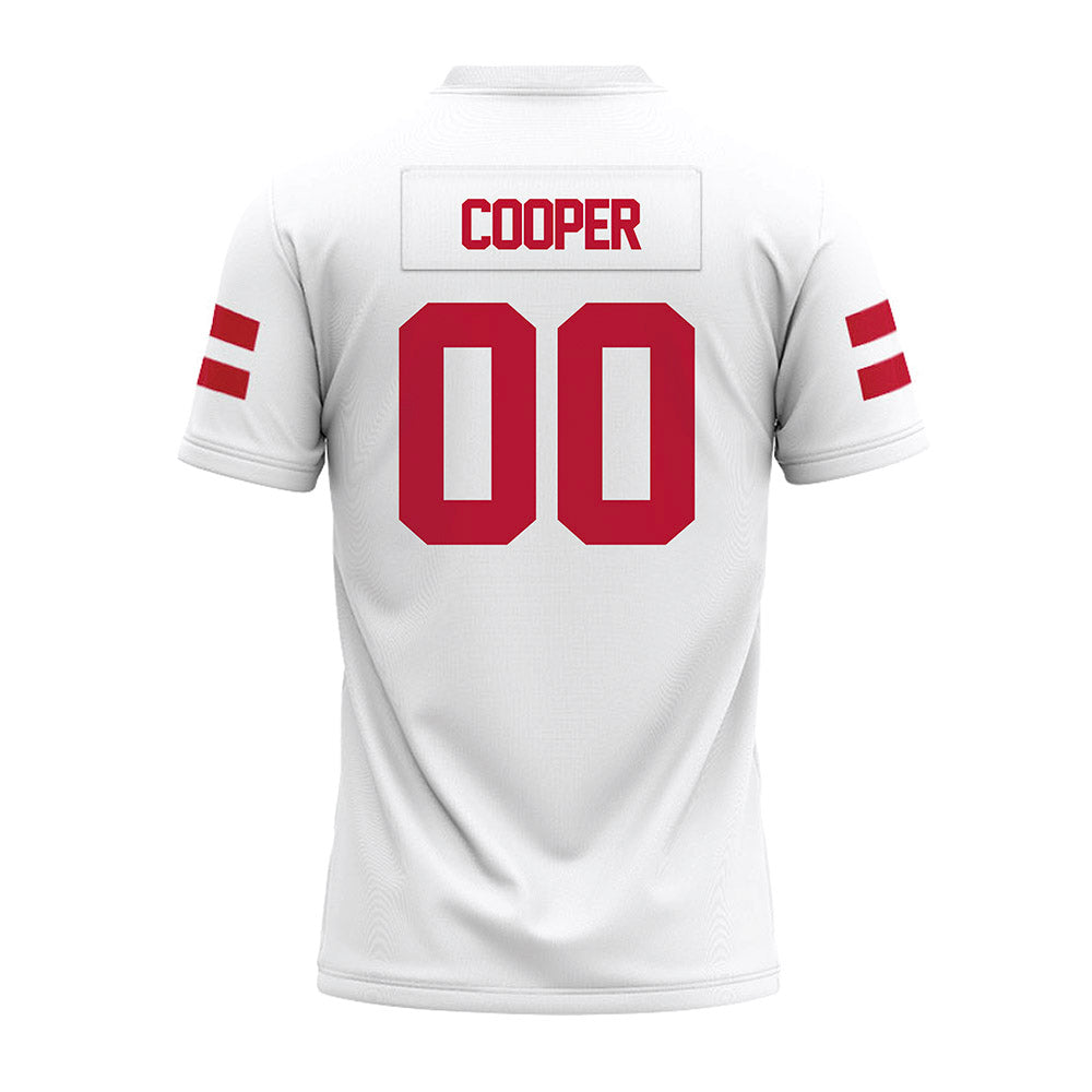 UMass - NCAA Football : Garrett Cooper - White Premium Football Jersey-1