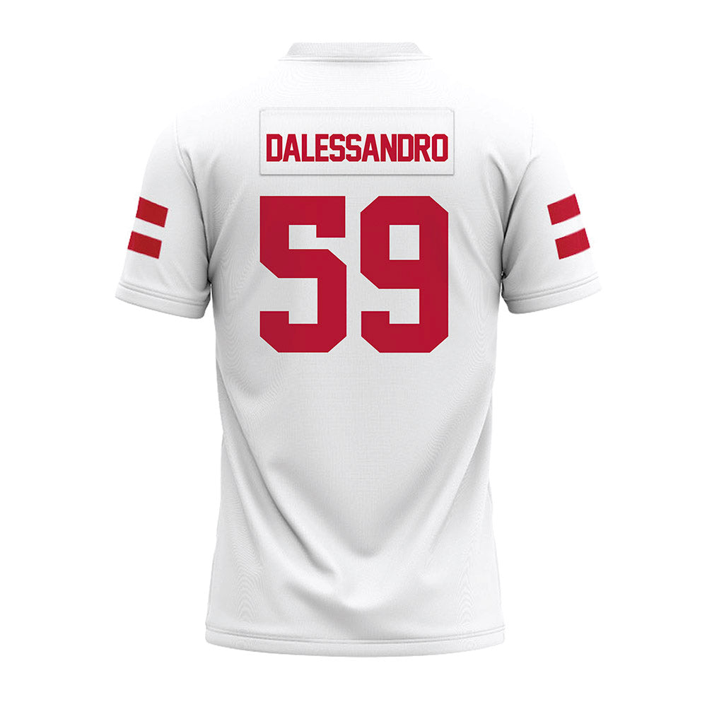 UMass - NCAA Football : Nick Dalessandro - White Premium Football Jersey-1