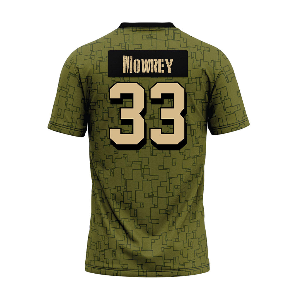Hawaii - NCAA Football : Jack Mowrey - Green Camo Premium Football Jersey-1