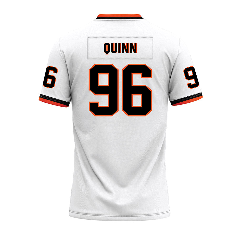 Oklahoma State - NCAA Football : Joey Quinn - White Premium Football Jersey-1
