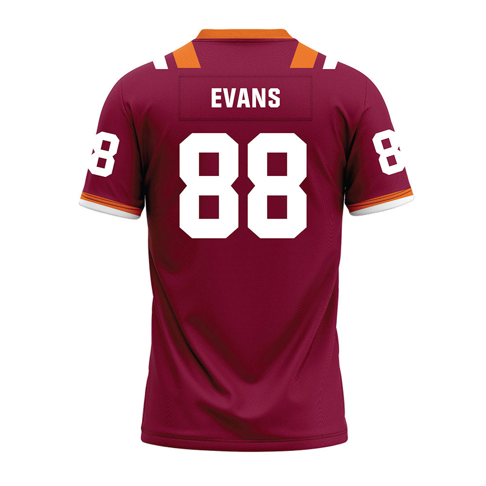 Virginia Tech - NCAA Football : Christian Evans - Premium Football Jersey-1