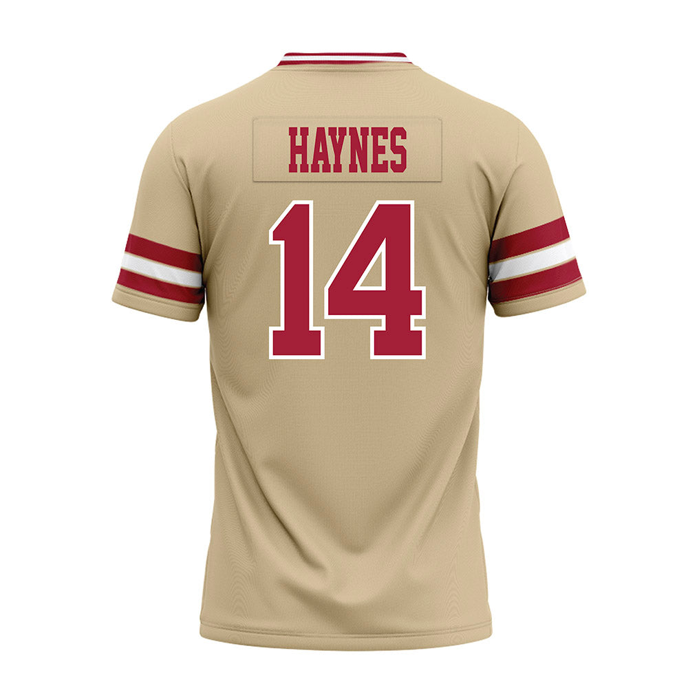 Oklahoma - NCAA Football : Trystan Haynes - Premium Football Jersey-1