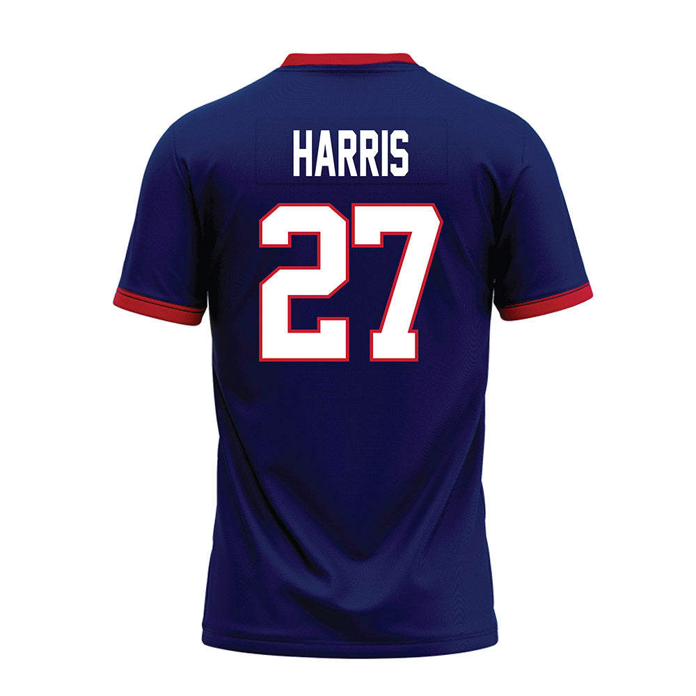 Arizona - NCAA Football : Keytrin Harris - Blue Premium Football Jersey-1