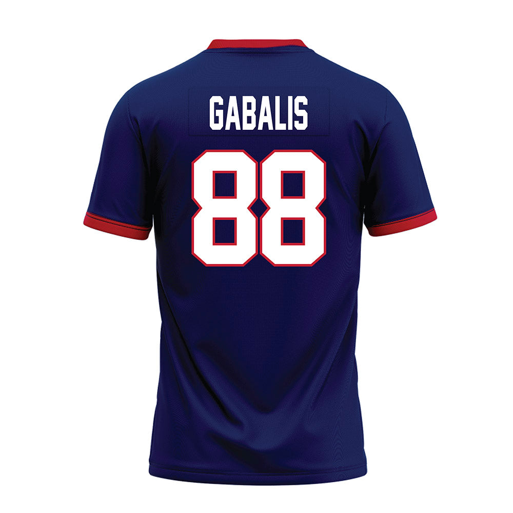 Arizona - NCAA Football : Henry Gabalis - Blue Premium Football Jersey-1