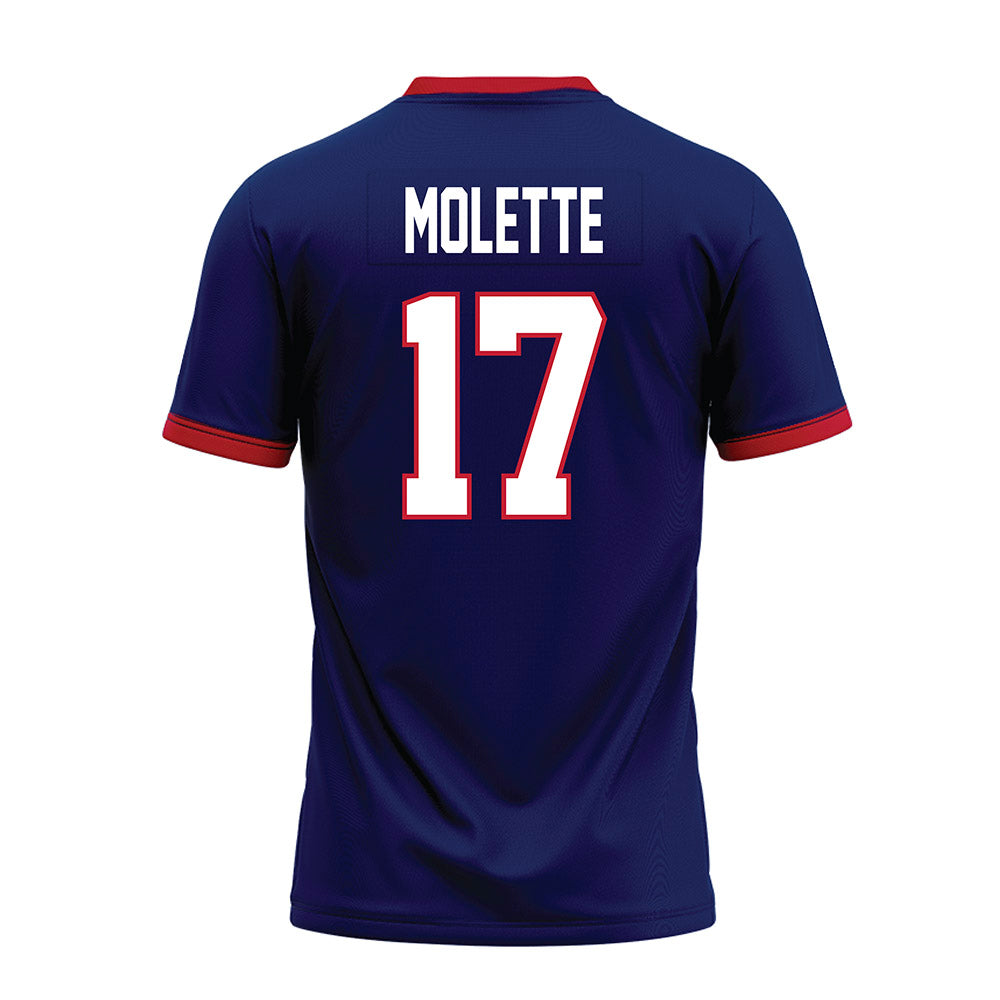 Arizona - NCAA Football : Lee Molette - Blue Premium Football Jersey-1