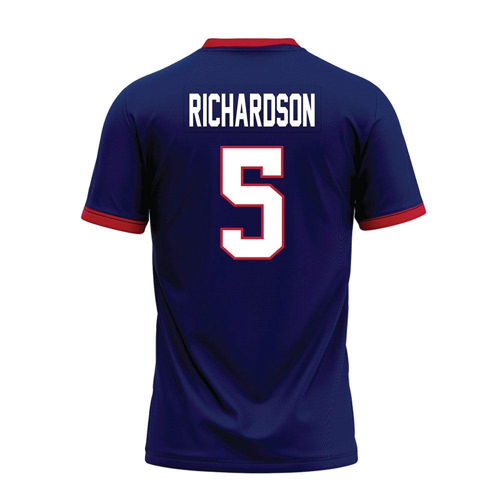 Arizona - NCAA Football : Giovanni Richardson - Blue Premium Football Jersey-1