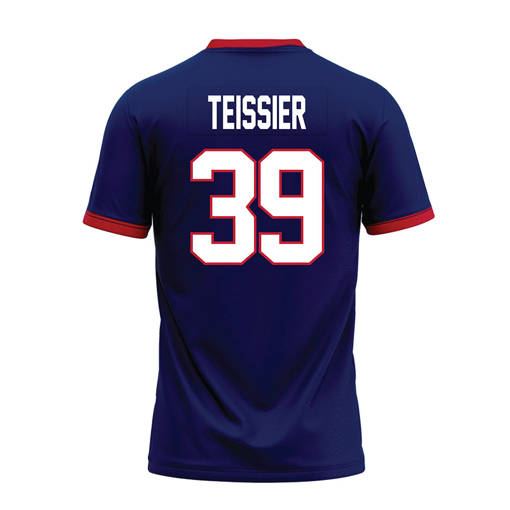Arizona - NCAA Football : Lachlan Teissier - Blue Premium Football Jersey-1