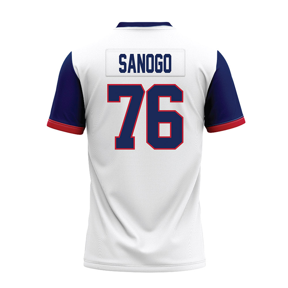 Arizona - NCAA Football : Khalil Sanogo - White Premium Football Jersey-1