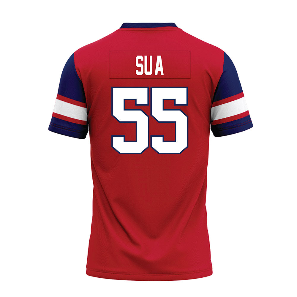 Arizona - NCAA Football : Leviticus Su'a - Red Premium Football Jersey