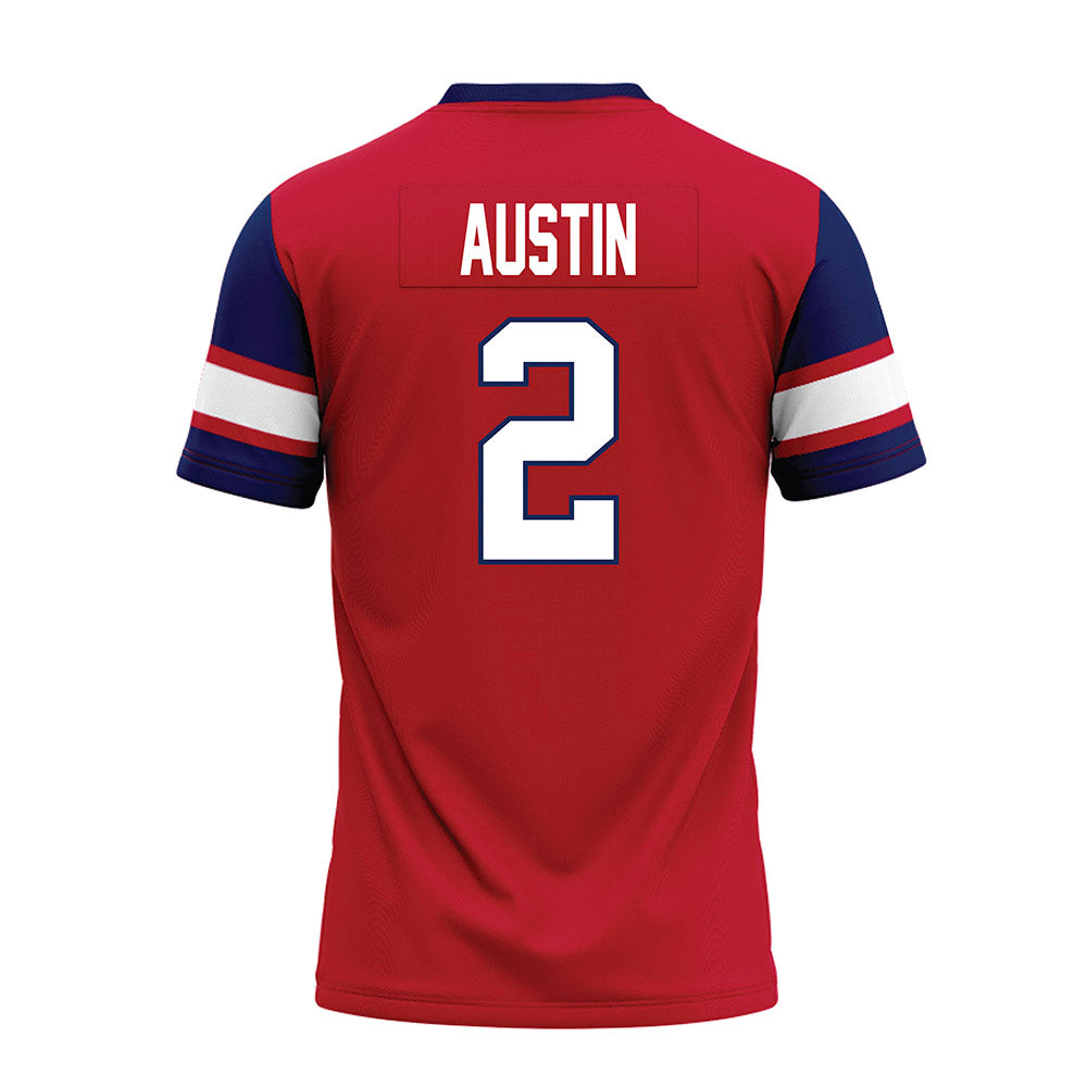 Arizona - NCAA Football : Daylen Austin - Red Premium Football Jersey-1