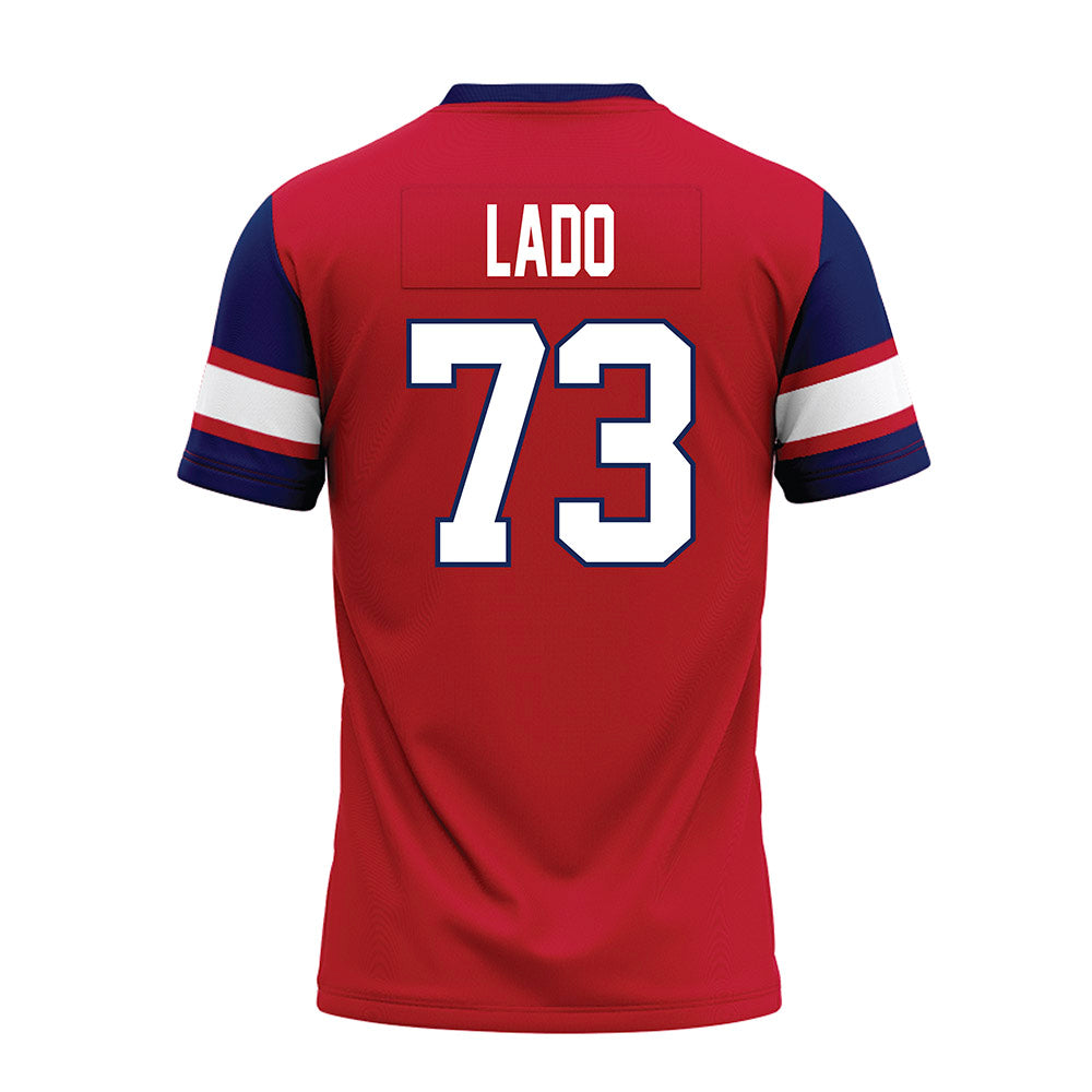 Arizona - NCAA Football : Matthew Lado - Red Premium Football Jersey
