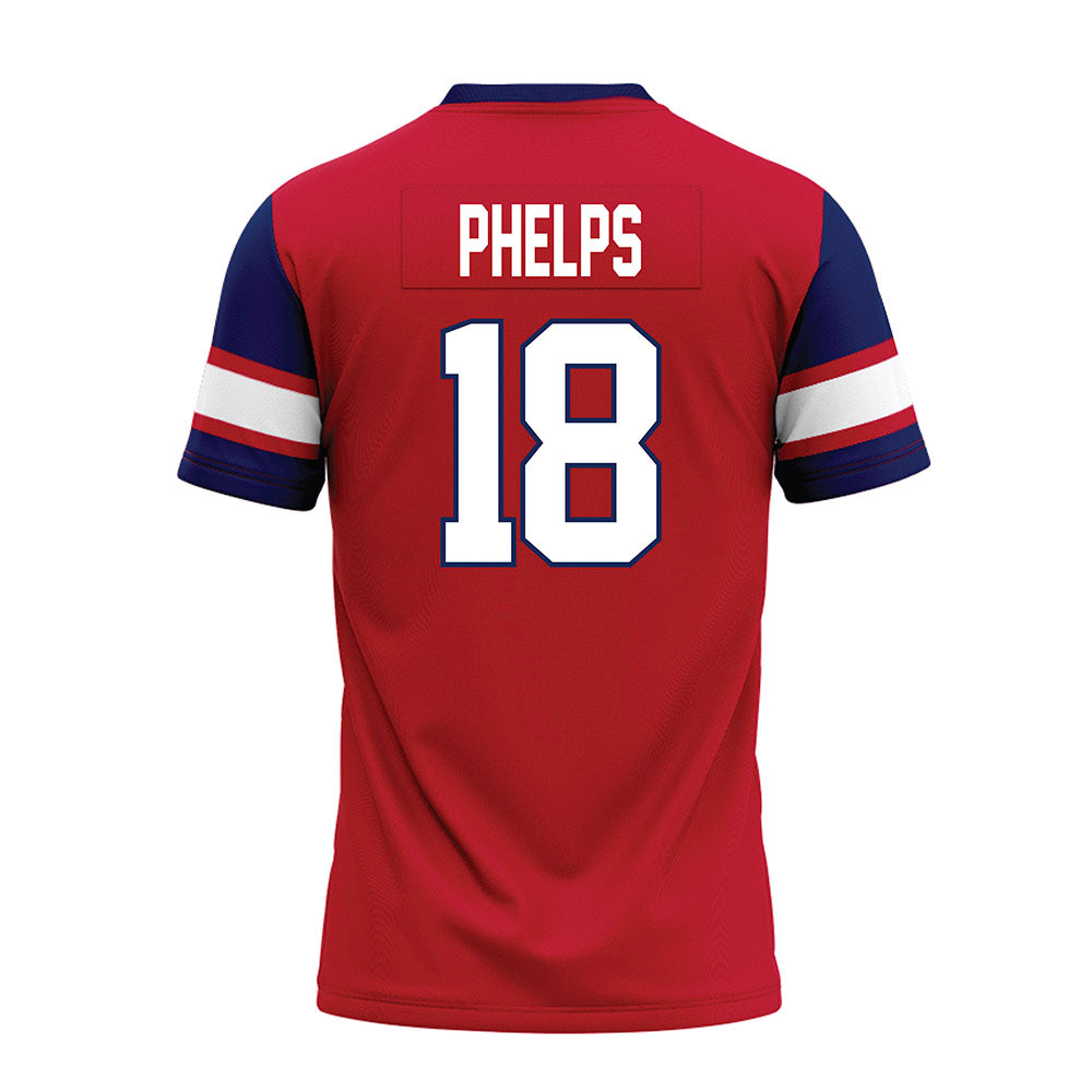 Arizona - NCAA Football : Brandon Phelps - Red Premium Football Jersey-1