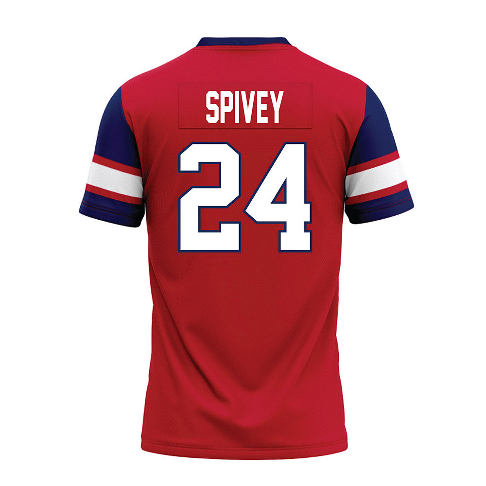 Arizona - NCAA Football : Kingston Spivey - Red Premium Football Jersey-1