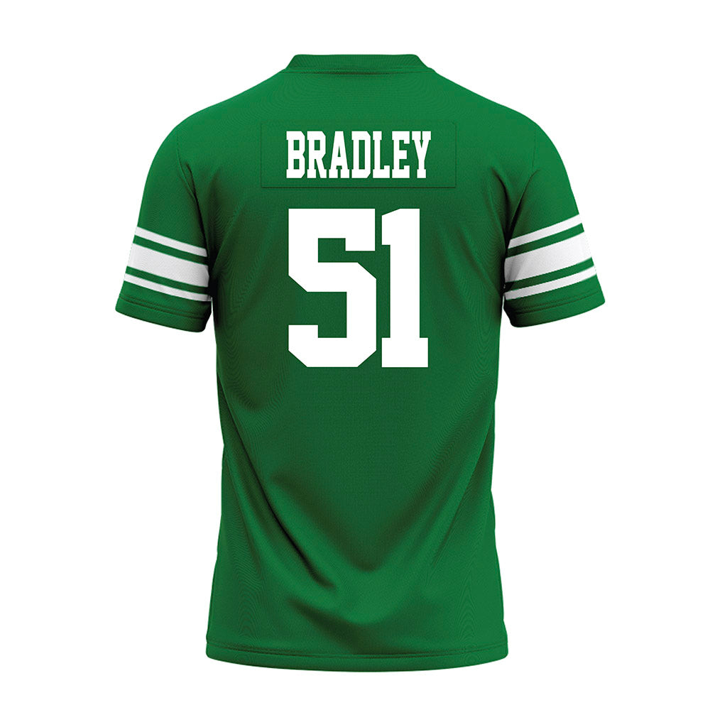 North Texas - NCAA Football : Keelene Bradley - Green Premium Football Jersey-1