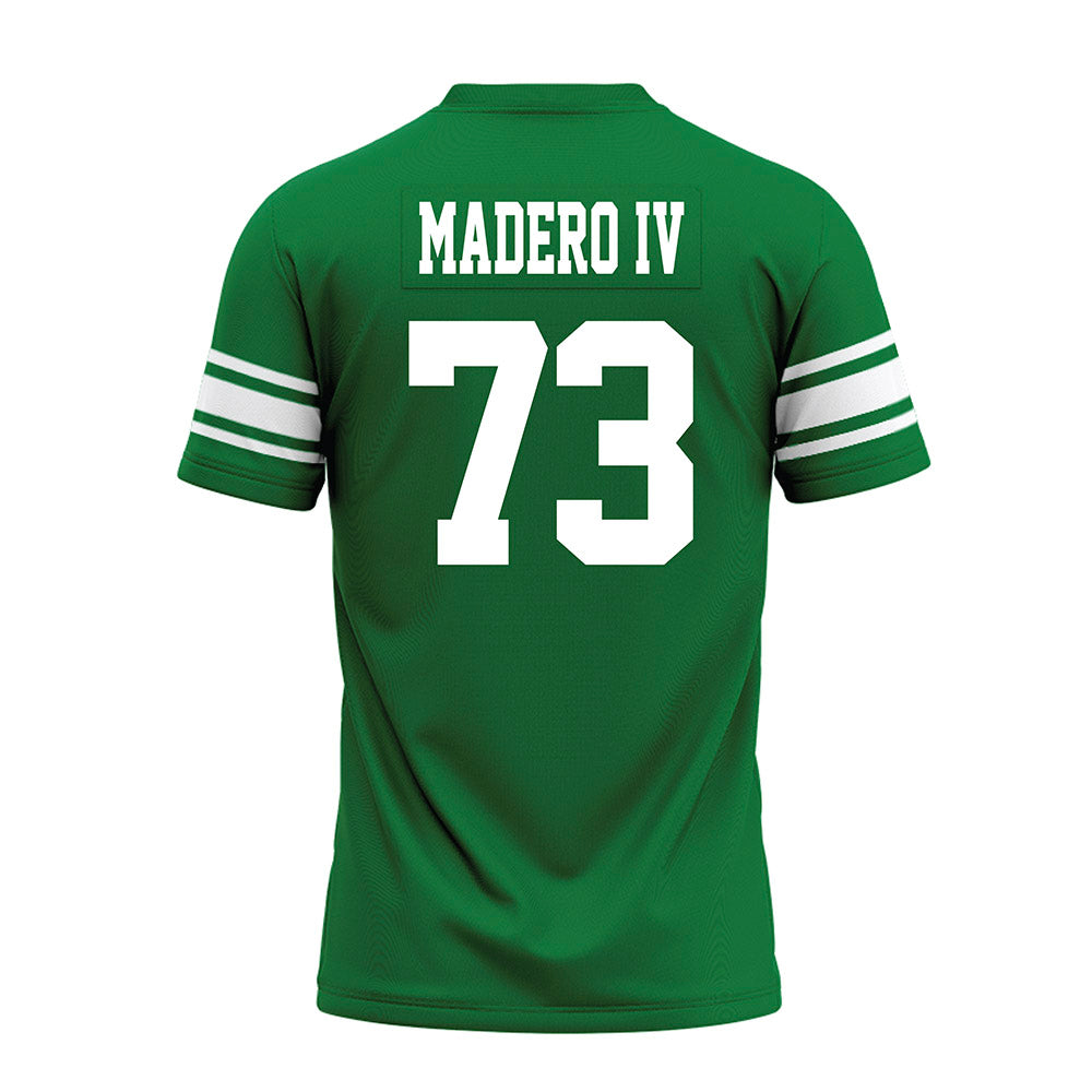 North Texas - NCAA Football : Julio Madero IV - Green Premium Football Jersey-1
