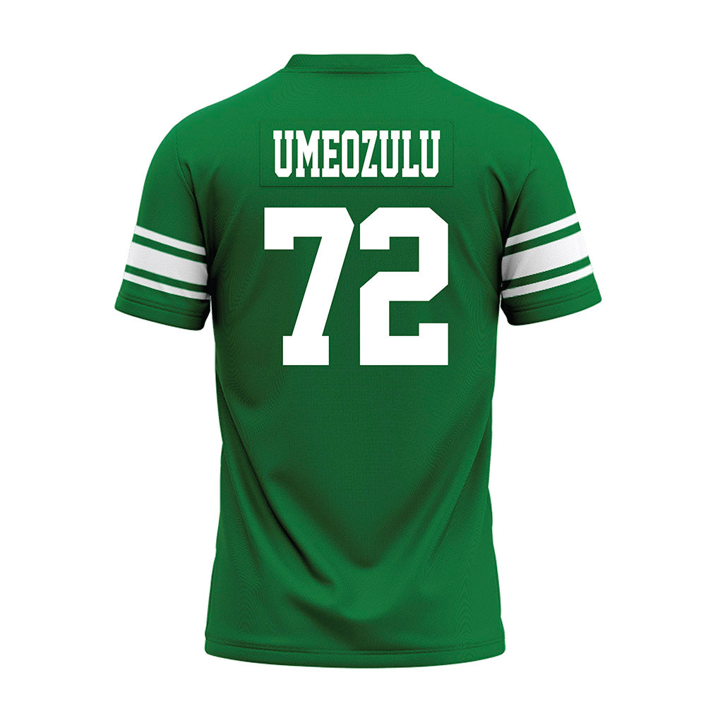 North Texas - NCAA Football : Neto Umeozulu - Green Premium Football Jersey-1