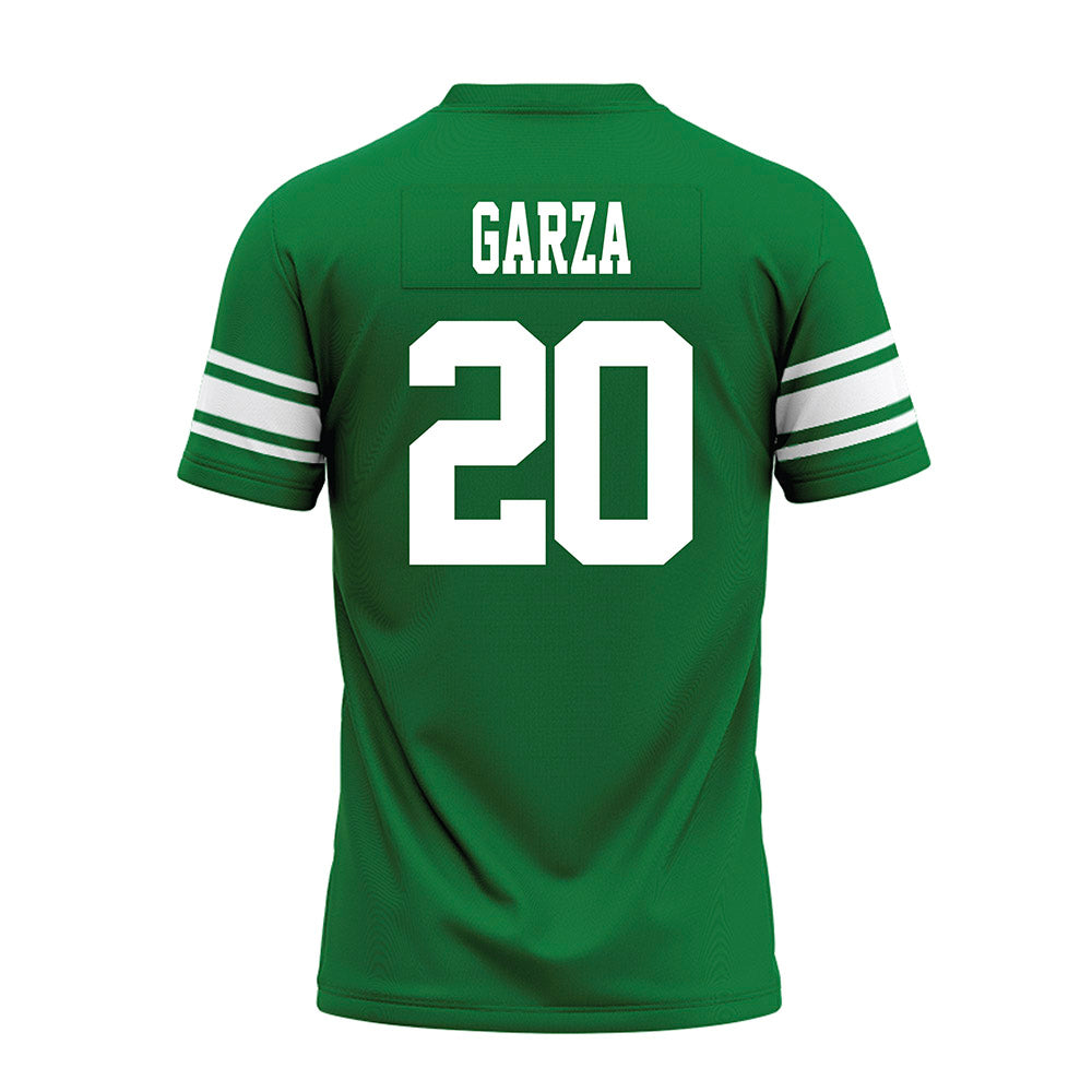 North Texas - NCAA Football : Bryce Garza - Green Premium Football Jersey-1