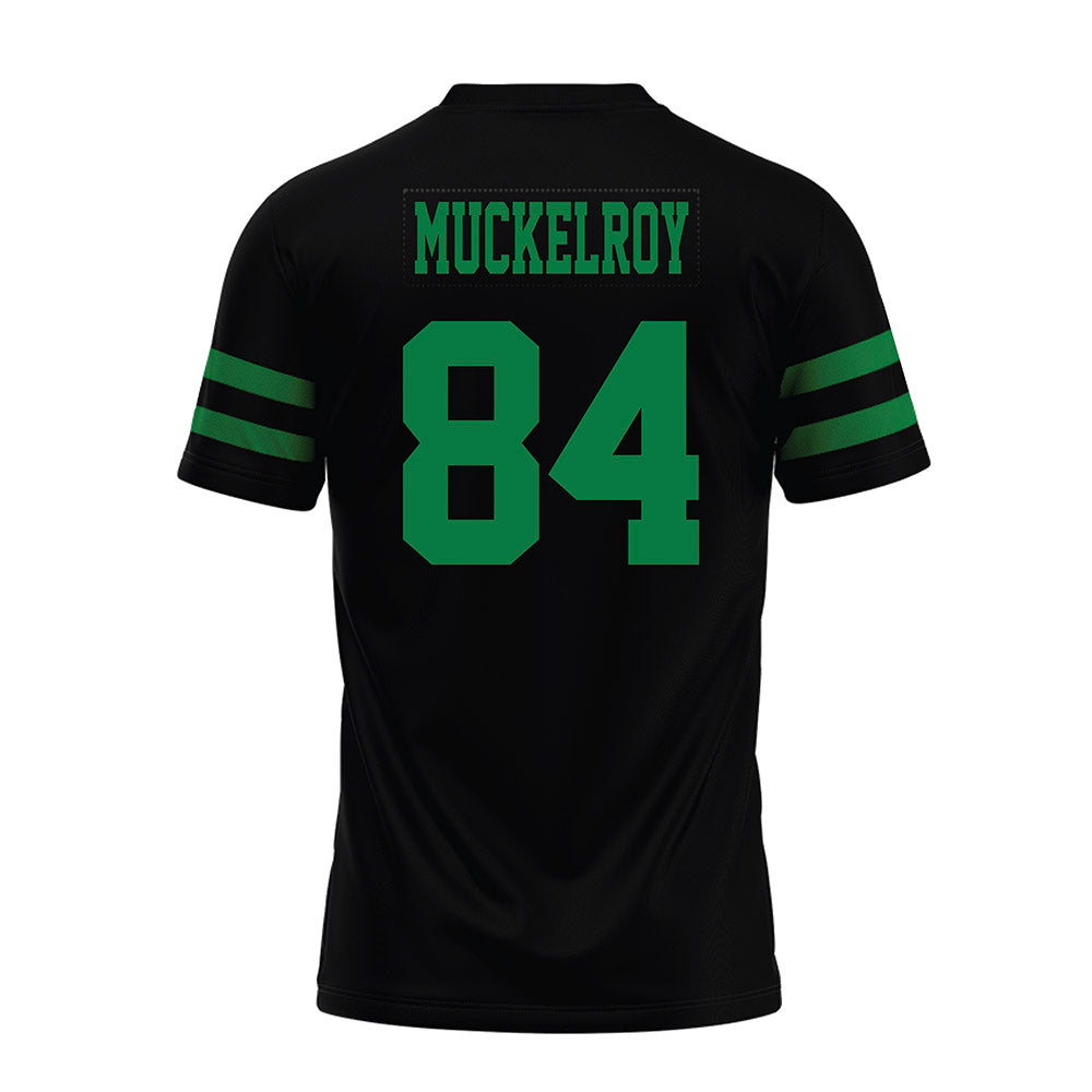 North Texas - NCAA Football : Jackson Muckelroy - Black Premium Football Jersey-1