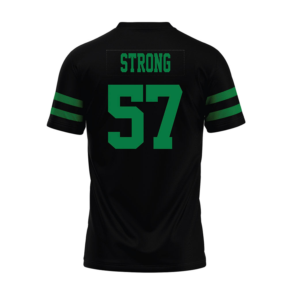 North Texas - NCAA Football : Chandler Strong - Black Premium Football Jersey-1
