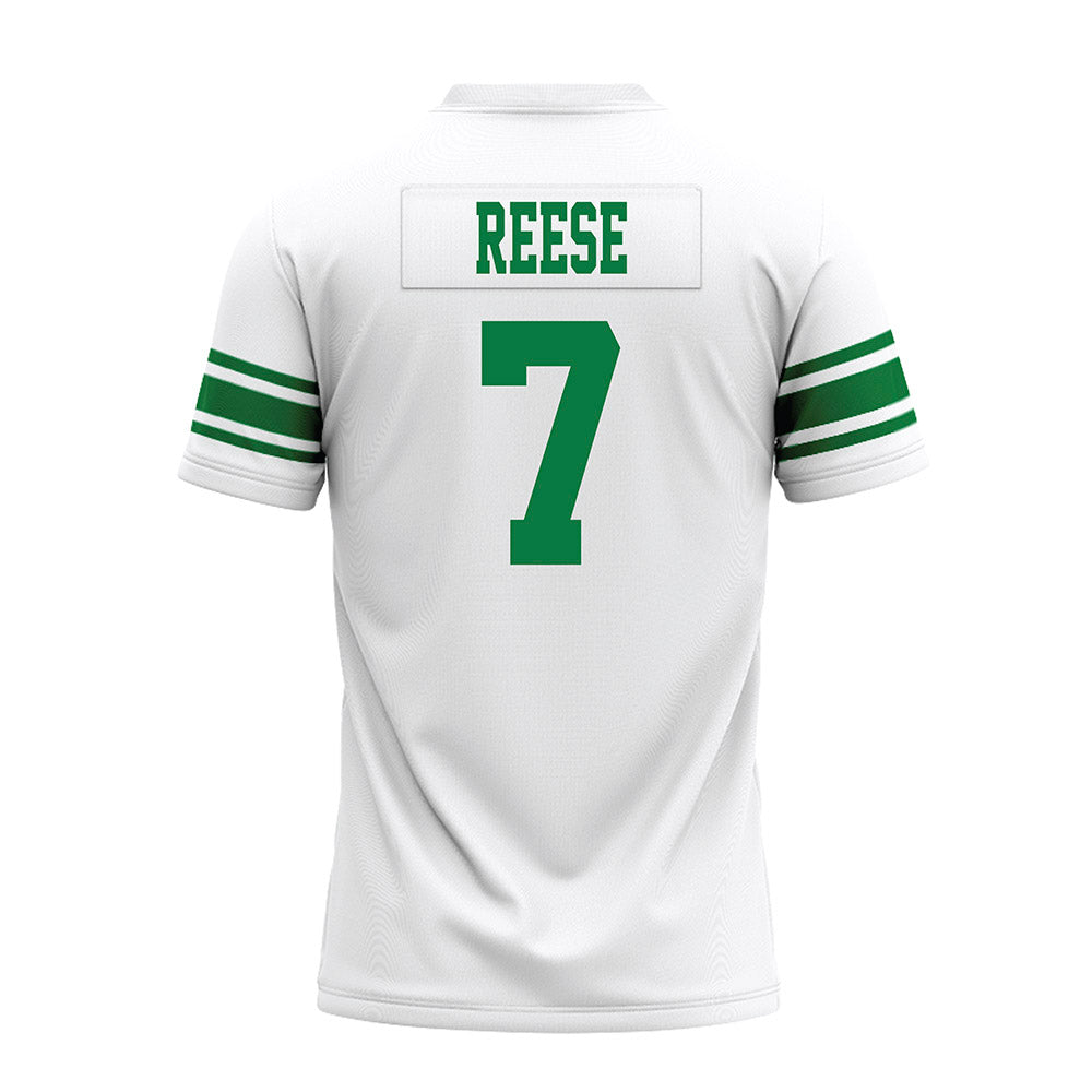 North Texas - NCAA Football : Max Reese - White Premium Football Jersey-1