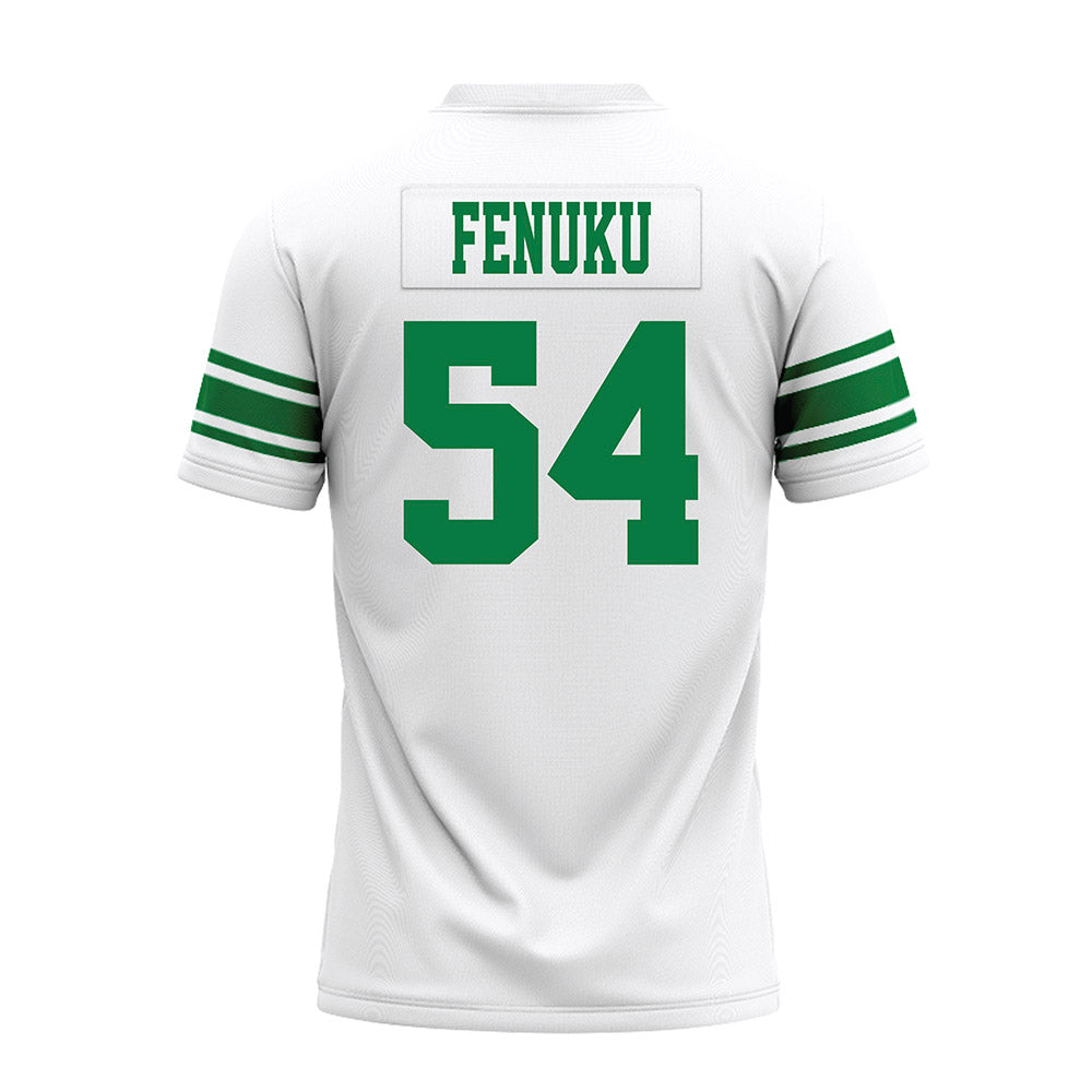 North Texas - NCAA Football : Henry Fenuku - White Premium Football Jersey-1