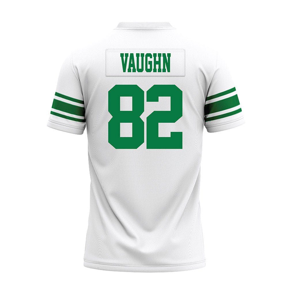 North Texas - NCAA Football : Connor Vaughn - White Premium Football Jersey-1