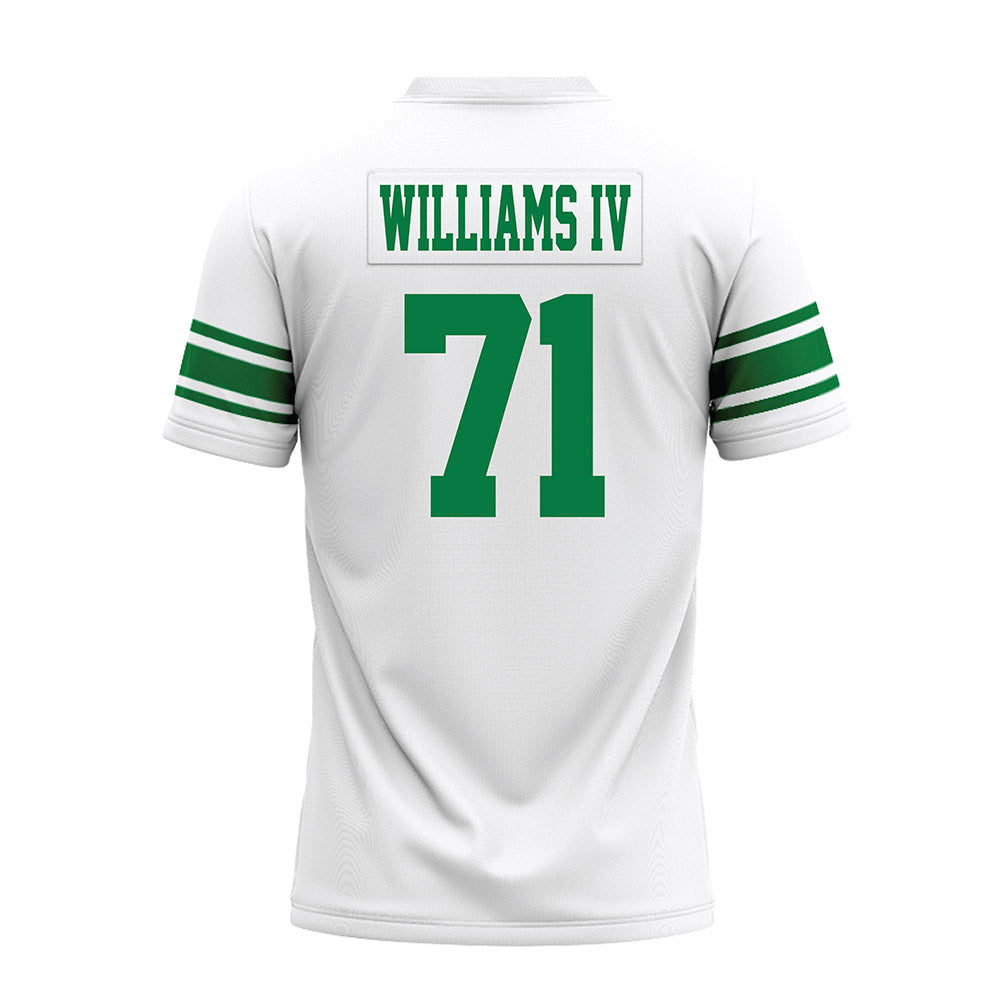 North Texas - NCAA Football : Johnny Williams IV - White Premium Football Jersey-1
